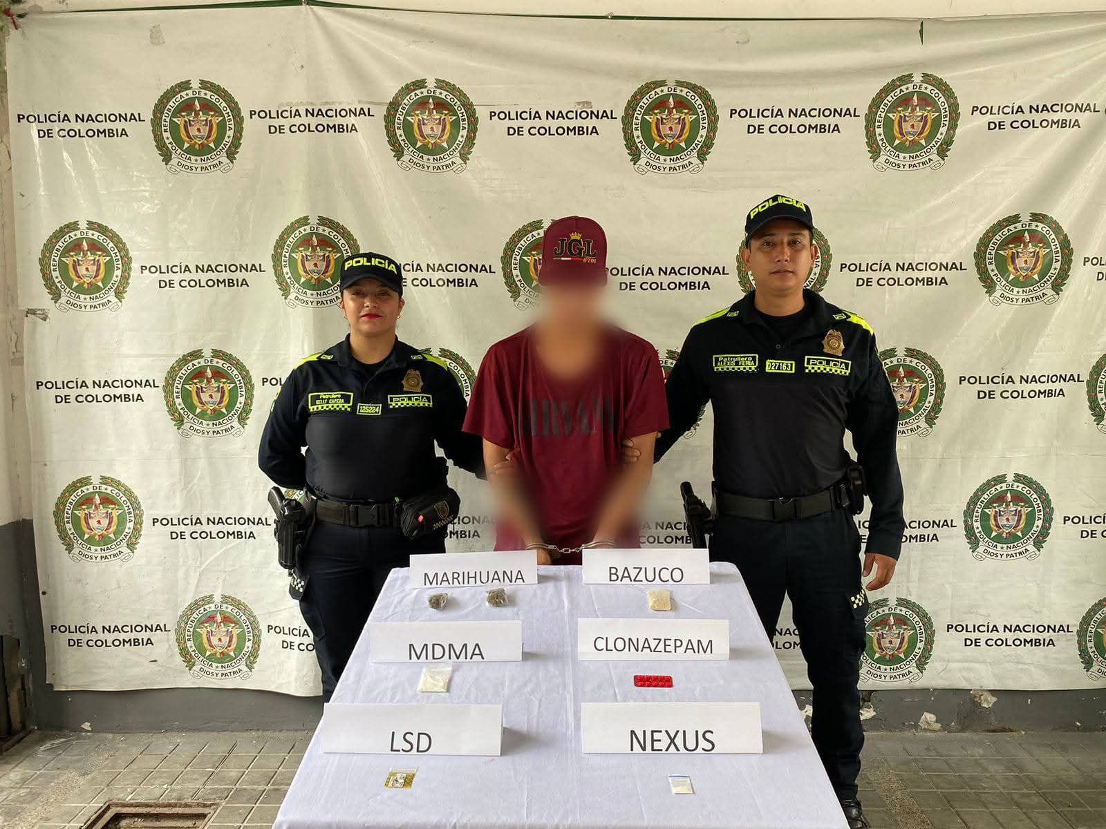 Capturado Melgar – Drogas alucinogenas