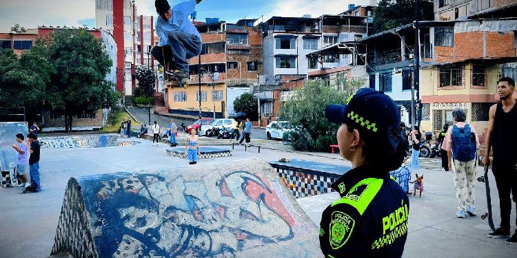 Recuperan el parque Skate de Ibagué gracias a trabajo comunitario y Policía