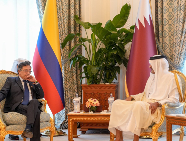Presidente petro sustuvo reunion con el Emir de Catar – reconstrucción de Gaza y mesa con el «clan del Golfo»