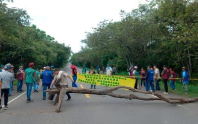 Cierres viales en la vía Natagaima–Girardot durante protesta indígena