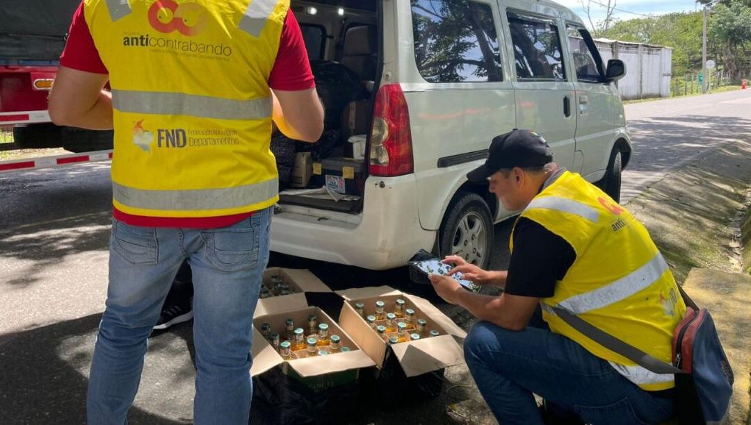 Incautan más de 2.400 unidades de licor y cerveza de contrabando en vías del Tolima