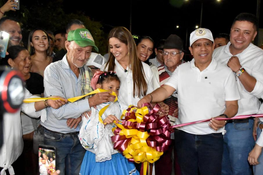 Chaparral vivió jornada recreativa con los “Juegos de Mi Pueblo” durante entrega de obra vial