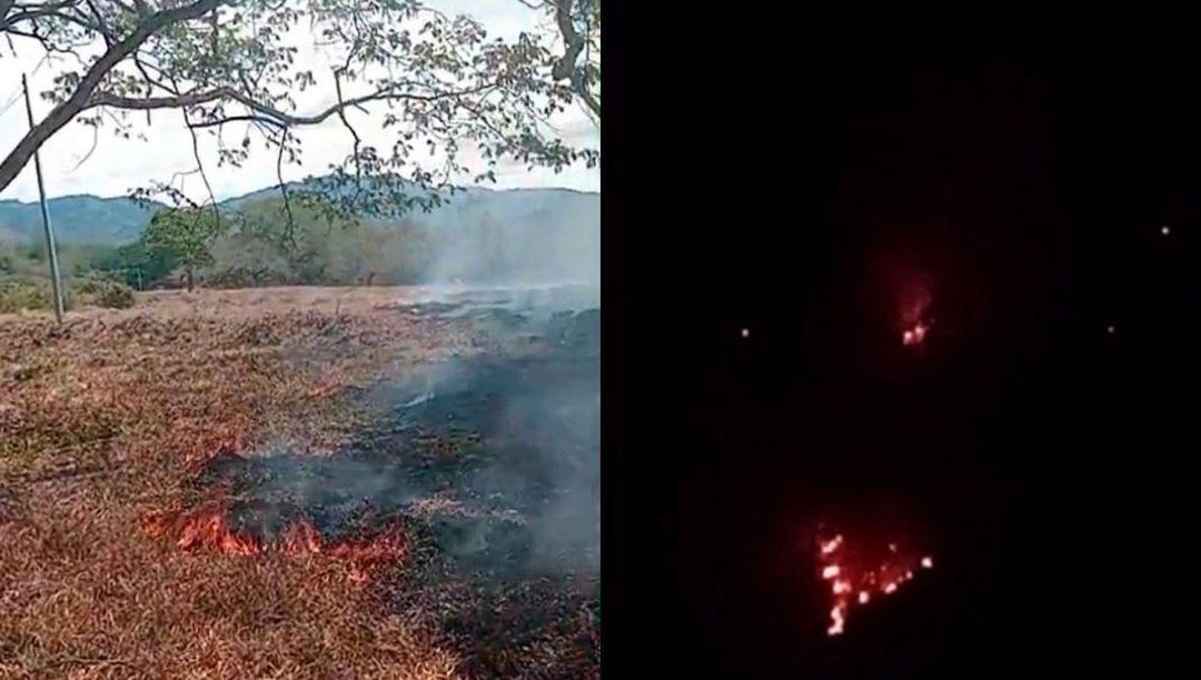 Incendio forestal continúa activo y genera preocupación en la vereda Llanos